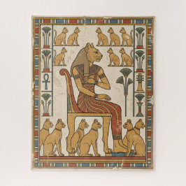 Puzzle Guardián de Bubastis: Diosa Bastet y Gatos