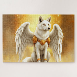 Puzzle Guardián del Amanecer – El Lobo Alado Blanco.