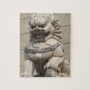 Puzzle Guardianes chinos de león Foo Dog 石 獅