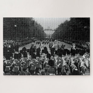 Puzzle Guardias de Inglaterra de época regresando a lo la