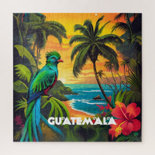 Puzzle Guatemala   Retro Viaje Viejo