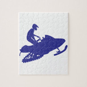 Puzzle Guay Blue Snowmobiler