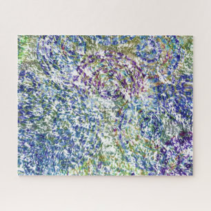Puzzle Guay, fondo abstracto moderno, colorido y de moda