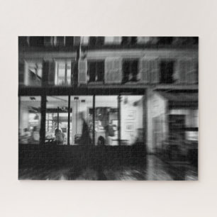 Puzzle Guay, foto nocturna urbana parisina moderna