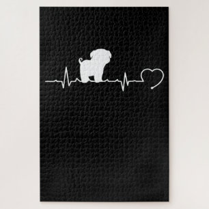 Puzzle Guay Pug Dog Raza Heartbeat Puppy