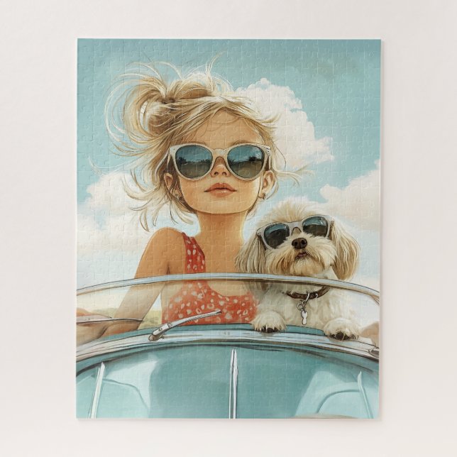 Puzzle Guay Ride con el mejor amigo (Vertical)