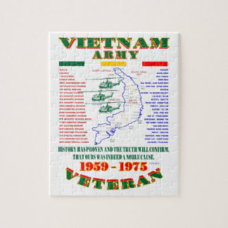 PUZZLE GUERRA DE VIETNAM. VETERANO AMERICANO DEL EJÉRCITO