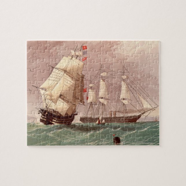 Puzzle Guerrero británico HMS Warrior (Horizontal)