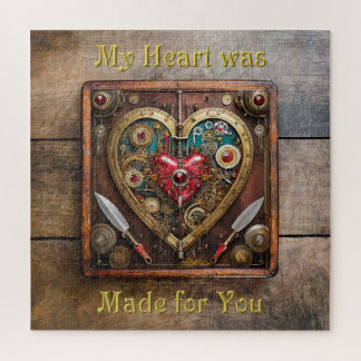 Puzzle Guerrero de San Valentín de Rubíes y Dagas Steampu