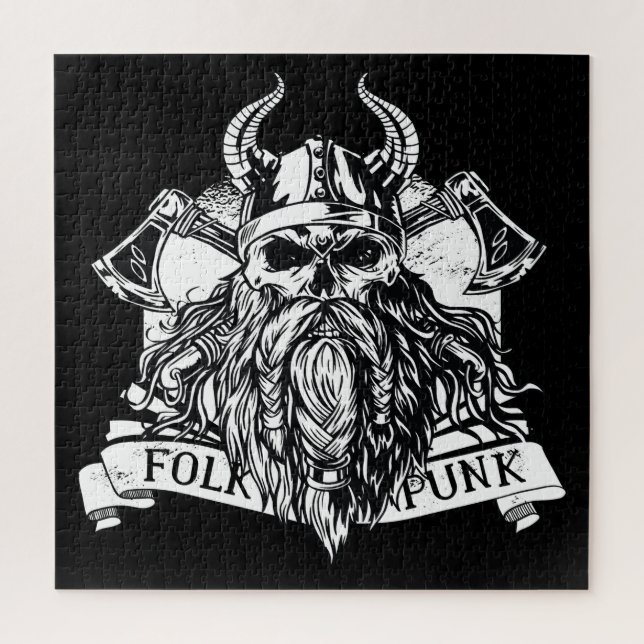 Puzzle Guerrero del Viking con Cabeza (Vertical)