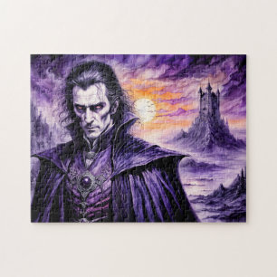Puzzle Guerrero vampiro en ciudad en ruinas