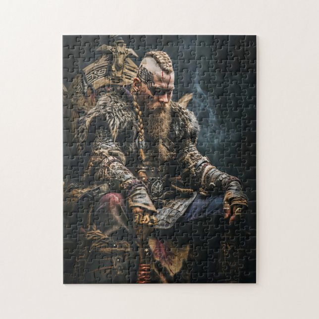 Puzzle Guerrero vikingo con atuendo auténtico (Vertical)