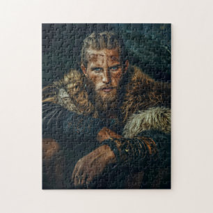 Puzzle Guerrero vikingo con atuendo auténtico