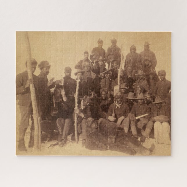 Puzzle Guerreros de búfalo: la caballería norteamericana  (Horizontal)