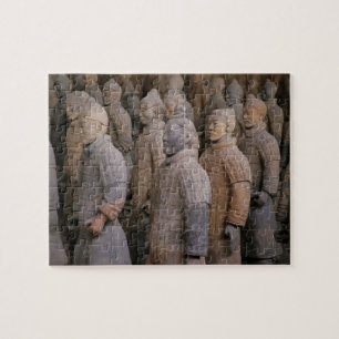 Puzzle Guerreros de terracota en el