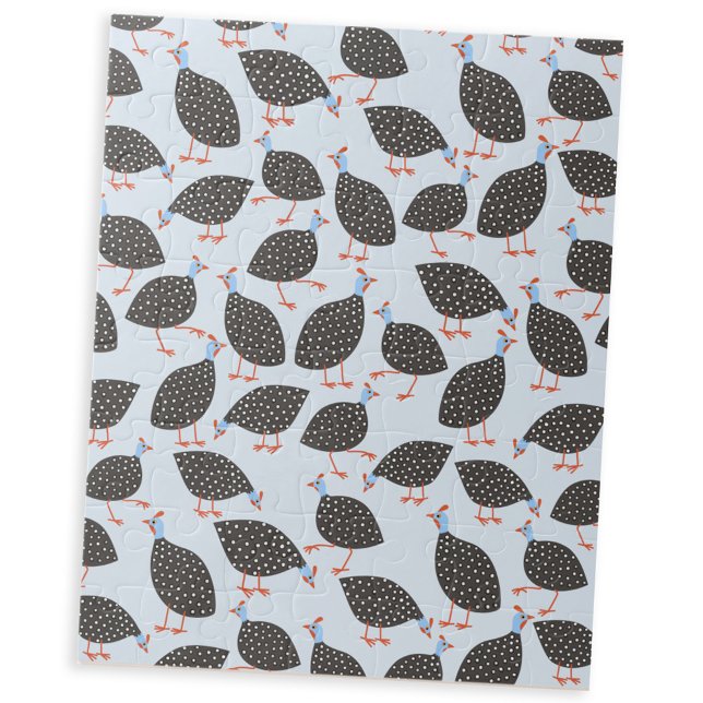 Puzzle Guinea Hen Bird (Fun Guinea Fowl jigsaw puzzle)