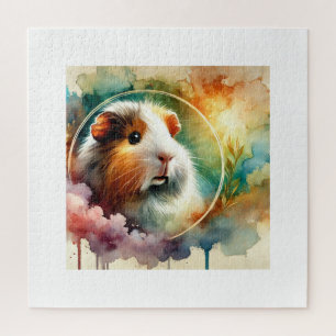 Puzzle Guinea Pig in a Serene Meadow 160724AREF260 - Wate