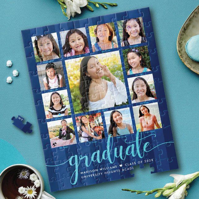 Puzzle Guión de Collage de fotos K-12 13 de graduación az (Subido por el creador)