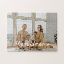 Guión de nombre de familia de foto personalizada m