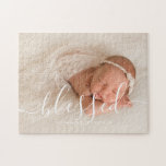 Puzzle Guión elegante Añadir tu propia foto<br><div class="desc">Hermoso diseño fotográfico personalizado.</div>