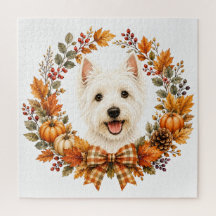 Guirnalda de Otoño Westie