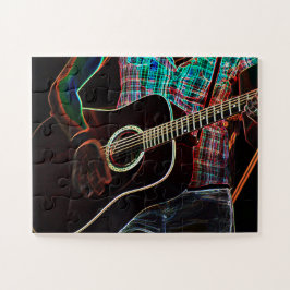 Puzzle Guitar 1 11x14 30pc jpcn