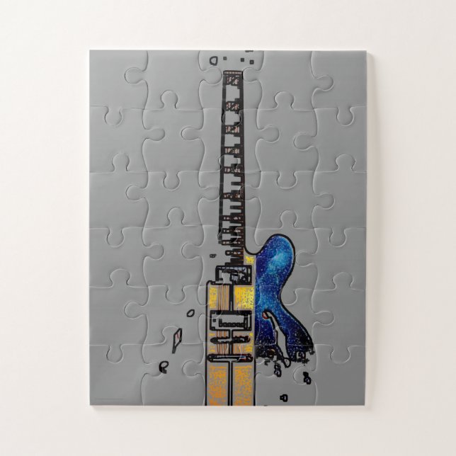 Puzzle Guitar 4 11x14 30pc jpcnm (Vertical)