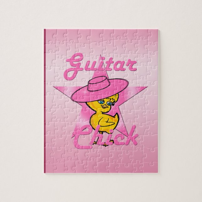 Puzzle Guitar Chick #8 (Vertical)