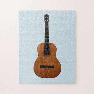 Puzzle Guitarra acústica Azul musical