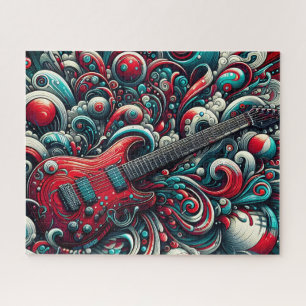 Puzzle Guitarra de Música Rock