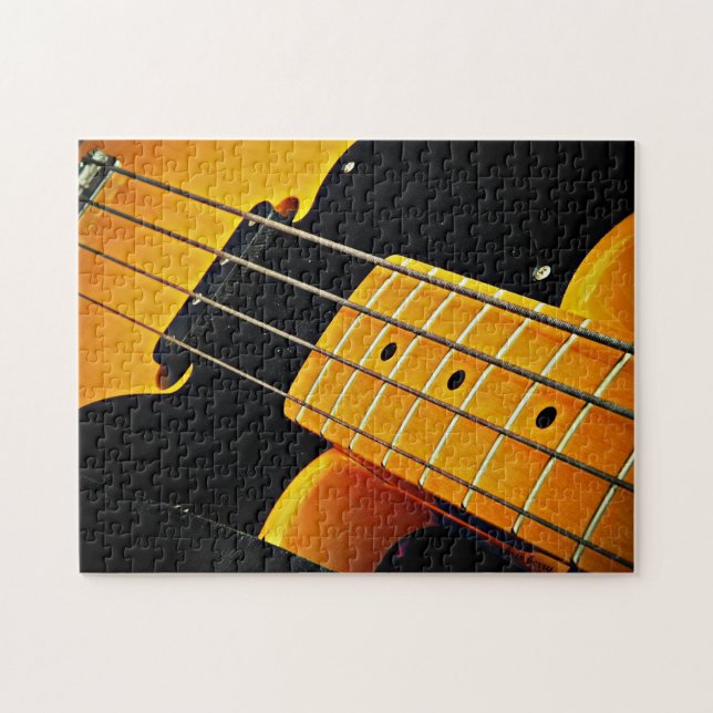 Puzzle Guitarra de pan amarillo (Horizontal)