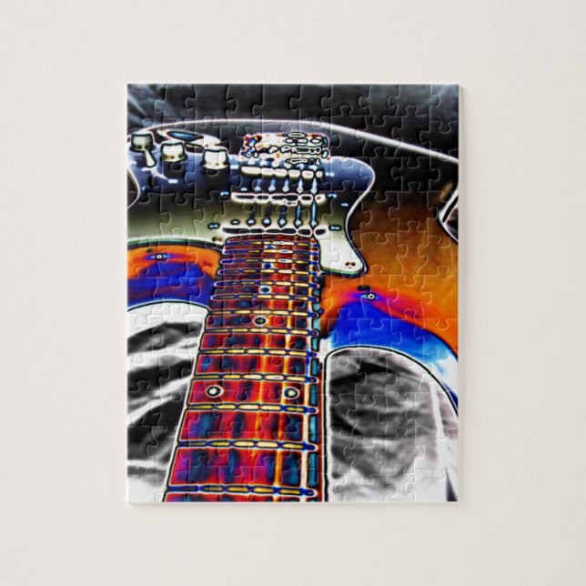 Puzzle Guitarra eléctrica (Vertical)