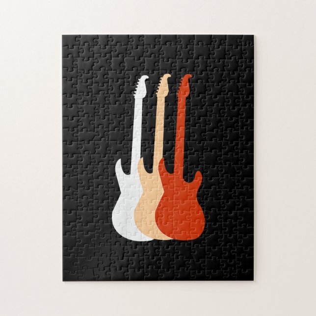 Puzzle Guitarra Eléctrica - Música Guitarra (Vertical)