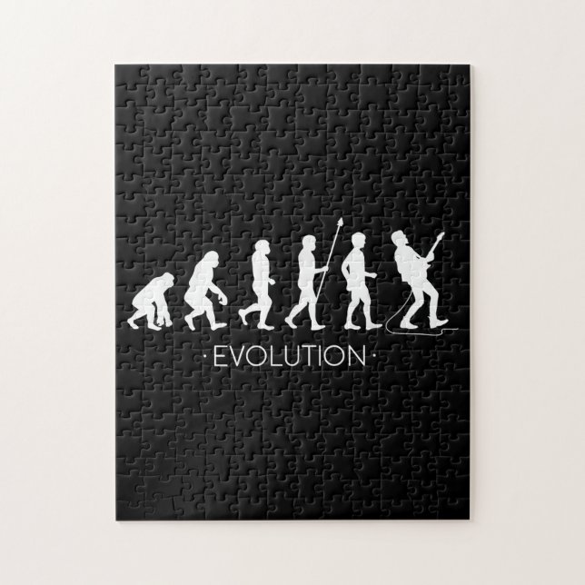 Puzzle Guitarra |Evolución de los guitaristas | Rock Musi (Vertical)