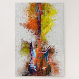 Puzzle Guitarra multicolor