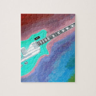 Puzzle Guitarra Verde