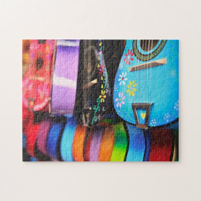 Puzzle Guitarras musicales brillantes (Horizontal)