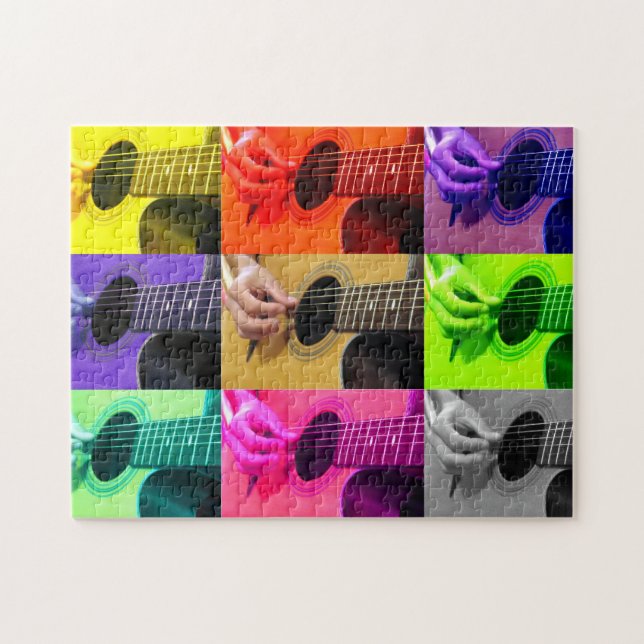 Puzzle Guitarrista de Fingerpicking - 11x14 - 252 PC (Horizontal)
