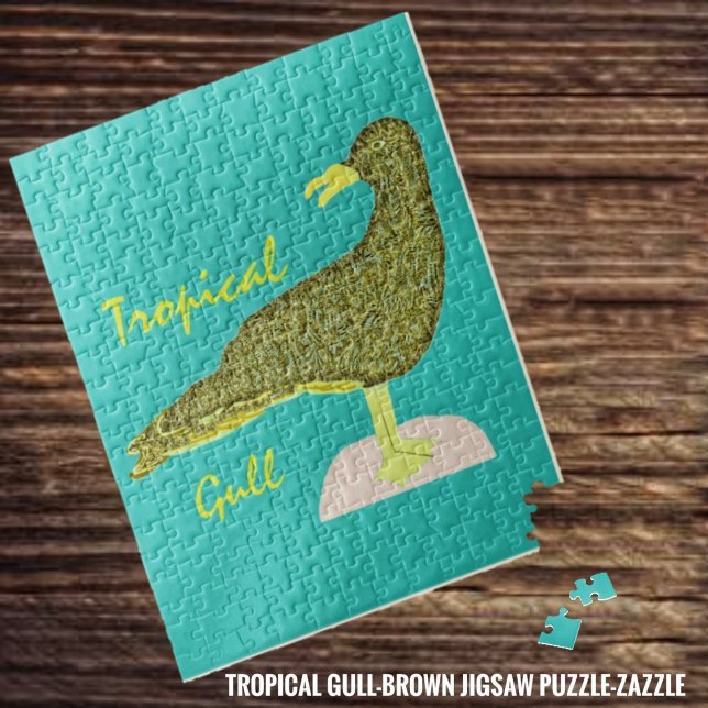 Puzzle Gull-Brown Tropical (Subido por el creador)