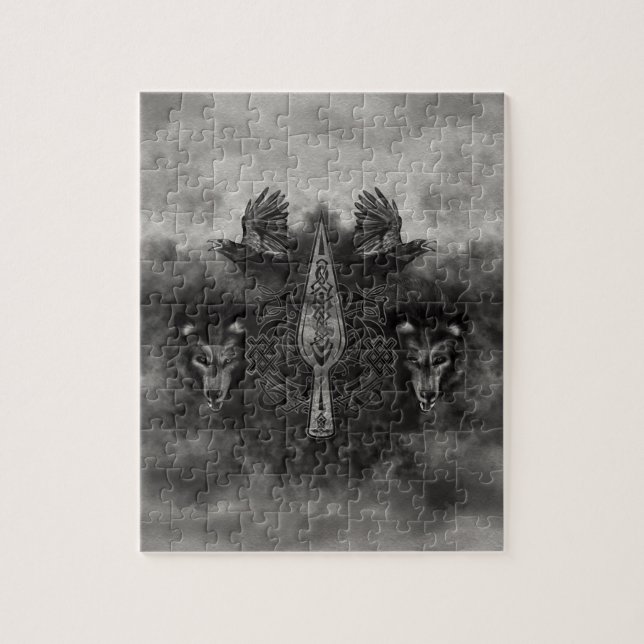 Puzzle Gungnir - lanza de Odin (Vertical)