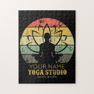 Puzzle Guru instructor de fitness de estudio de yoga pers