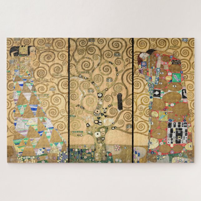 Puzzle Gustav Klimt - Árbol de Frisas Estúclet (Horizontal)