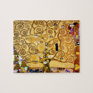 Puzzle Gustav Klimt Árbol de la Vida: Simbolista Art Nouv