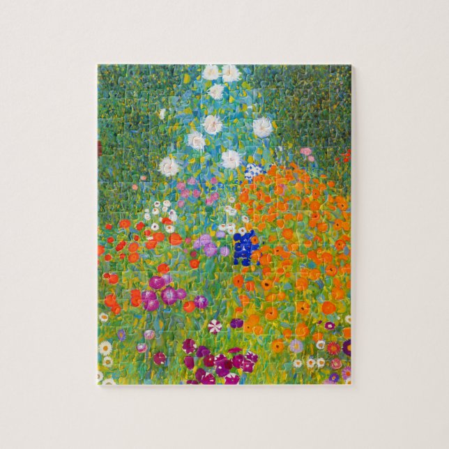 Puzzle Gustav Klimt Bauerngarten Bella Artes del Jardín d (Vertical)