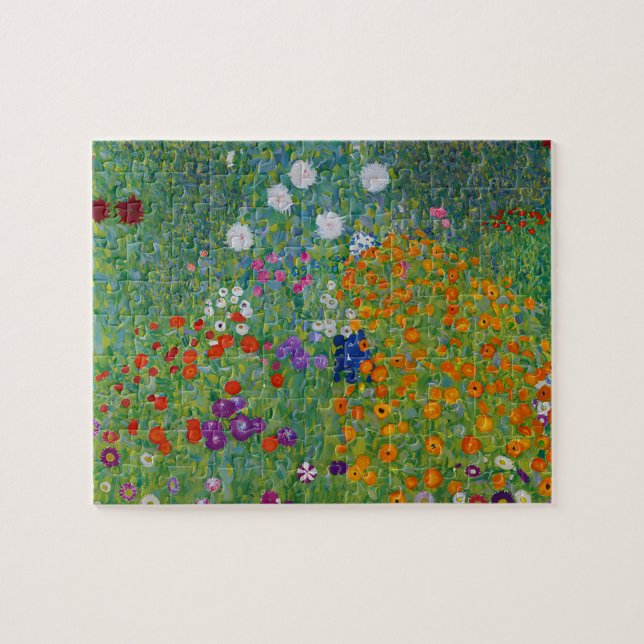 Puzzle Gustav Klimt Bauerngarten Bella Artes del Jardín d (Horizontal)