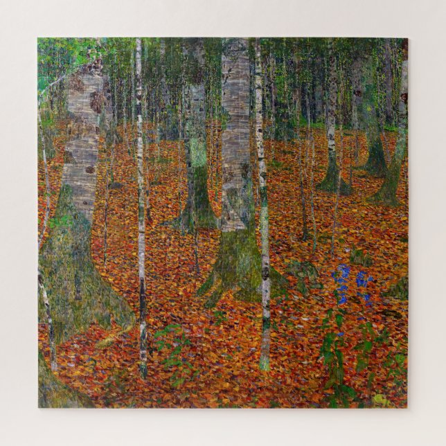 Puzzle Gustav Klimt - Bosque de abedules (Vertical)