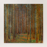 Puzzle Gustav Klimt - Bosque Pino de Tannenwald<br><div class="desc">Bosque Fir/Selva de Pino Tannenwald - Gustav Klimt,  Oil on Canvas,  1902</div>