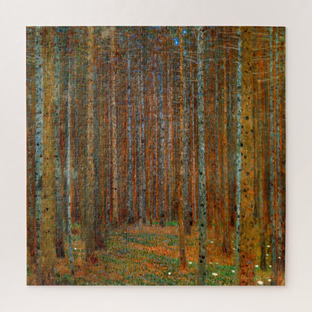 Puzzle Gustav Klimt - Bosque Pino de Tannenwald (Vertical)