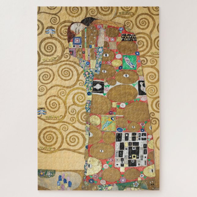 Puzzle Gustav Klimt - Complemento, Frisa Estúclet (Vertical)