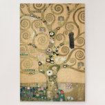 Puzzle Gustav Klimt - El árbol de la vida, la frisa de es<br><div class="desc">El árbol de la vida,  Stoclet Frieze,  parte central del panel izquierdo - Gustav Klimt,  Cardboard,  1909</div>